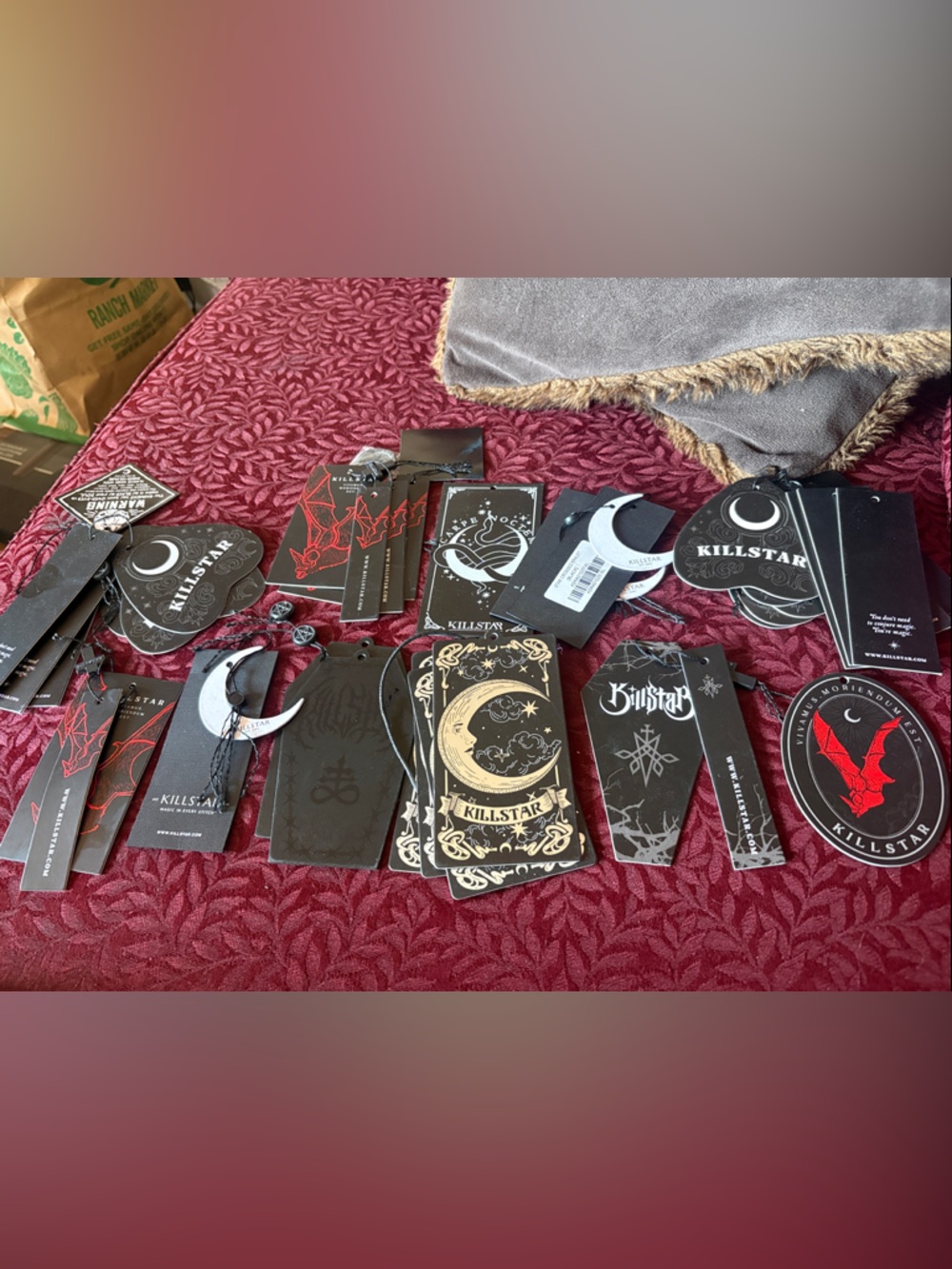 Killstar merch tag cards lot collection 40 pieces craft fashion
